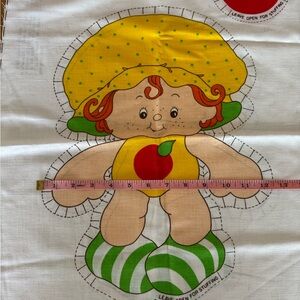 Vintage Doll Fabric Panel Apple Dumplin Doll Fabric Cut & Sew Panel 18"